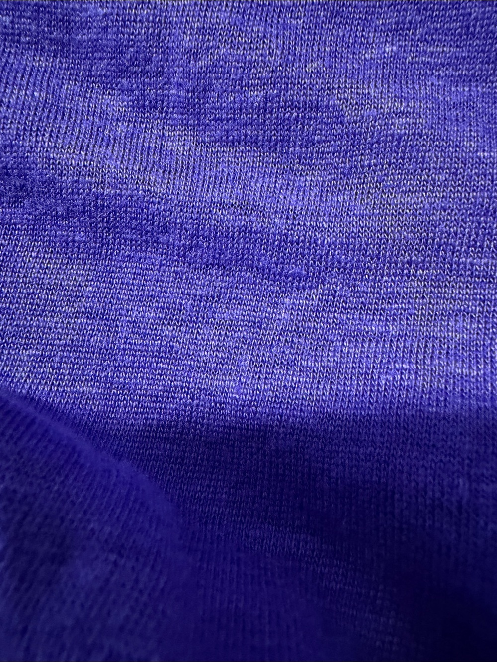 Eileen Fisher Organic Linen Boxy Top – Purple Shade Minimalist Quiet Luxury - Picture 9 of 9